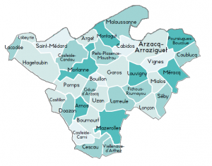 territoire de l'association Admr d'Arzacq